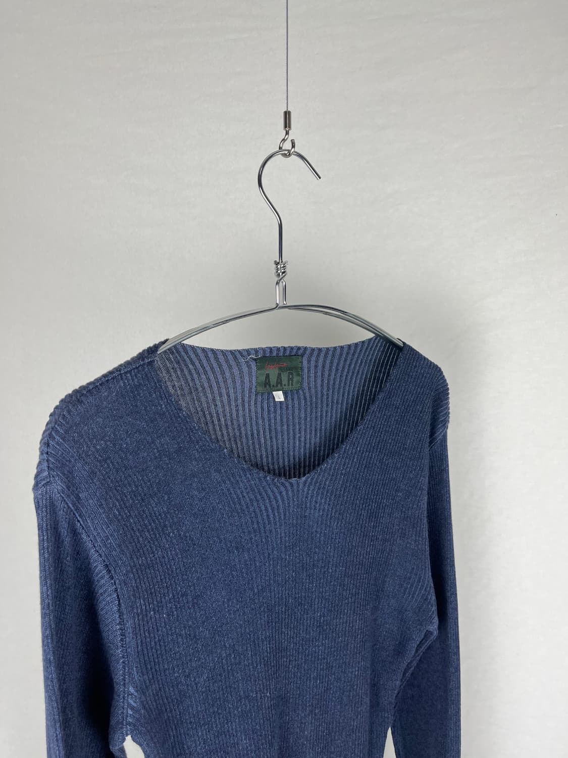 AAR by YOHJI YAMAMOTO 브이넥 니트 상품이미지2