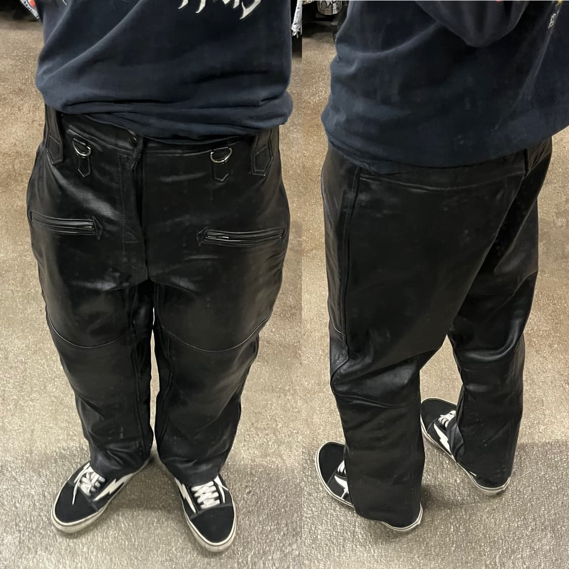 빈티지 소가죽 레더 팬츠 (31“) 상품이미지7