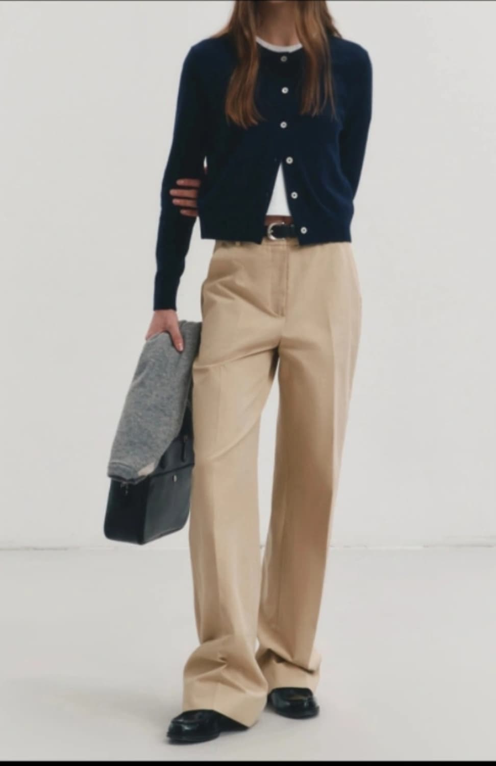 던스트 블렌드 코튼 와이드 팬츠 상품이미지1