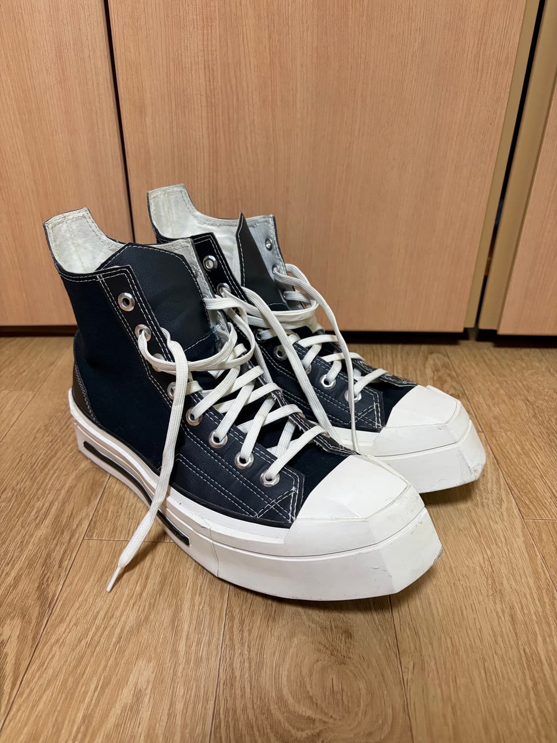 컨버스 드 럭스 스퀘어드 블랙 270 상품이미지1