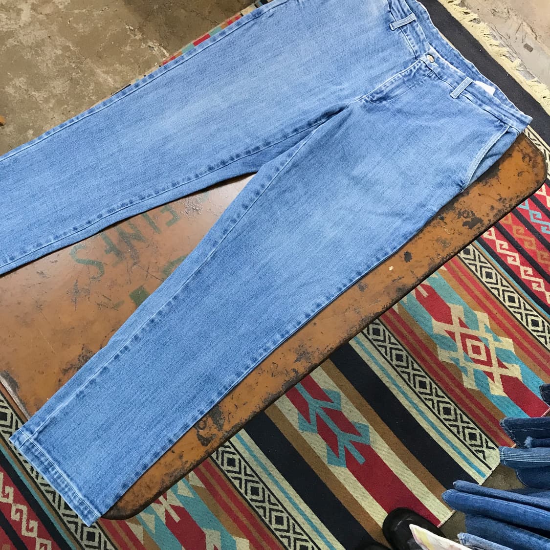 칼하트 중청 트라우저 데님 팬츠 청바지 허리 38 빅사이즈 상품이미지3