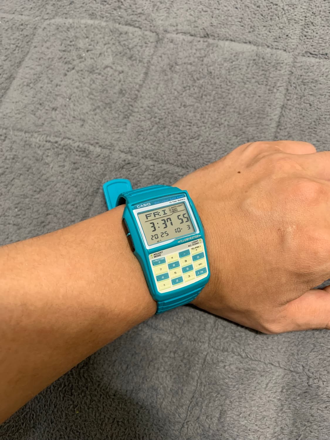 카시오 빈티지데이터뱅크 계산기 시계 상품이미지2