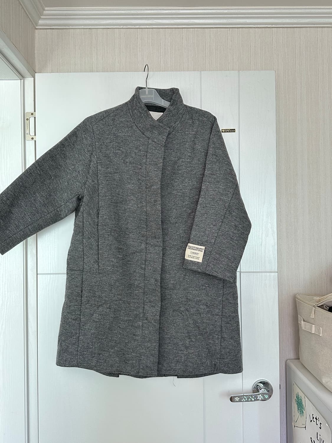 스튜디오 톰보이 회색 코트 상품이미지1