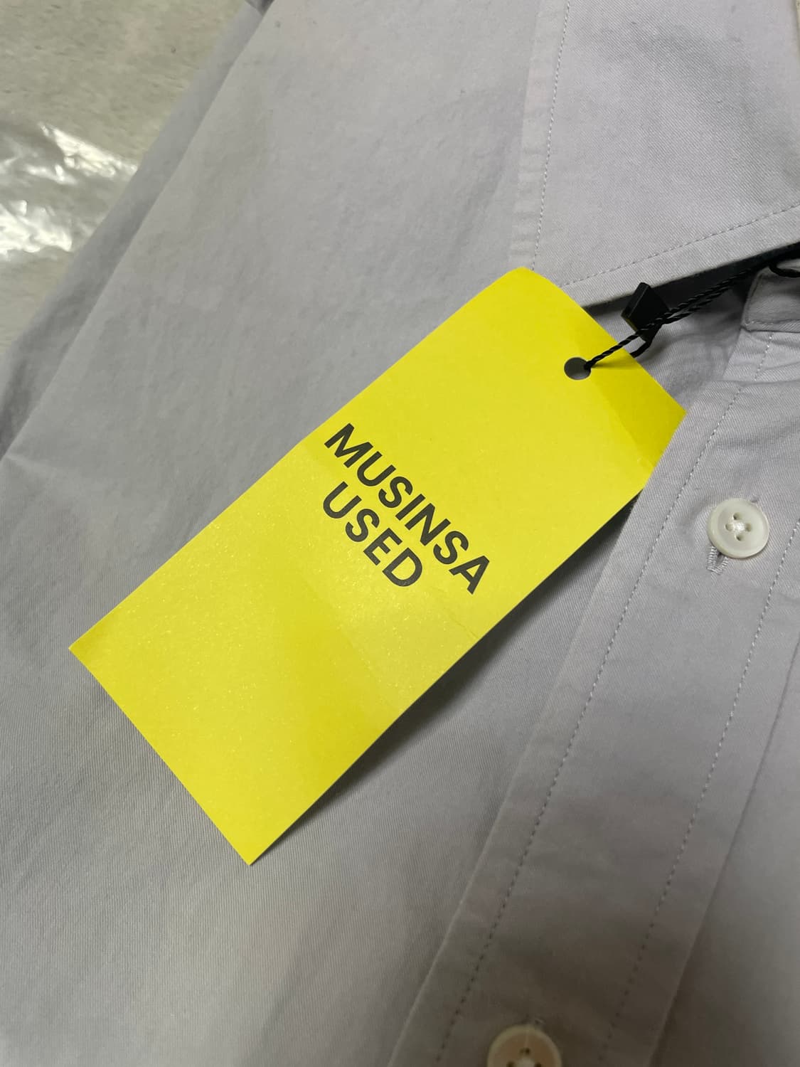 포터리 캐주얼 셔츠 그레이 3사이즈 상품이미지3