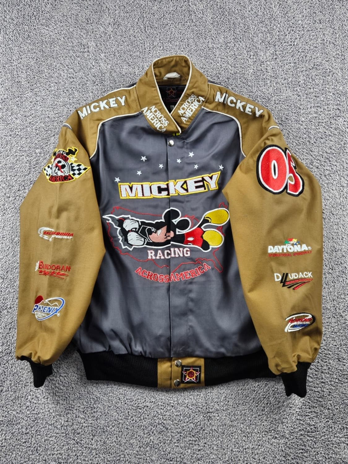 JH 리메이크 패치 미키 레이싱 자켓 ( L ) / 11198 상품이미지2