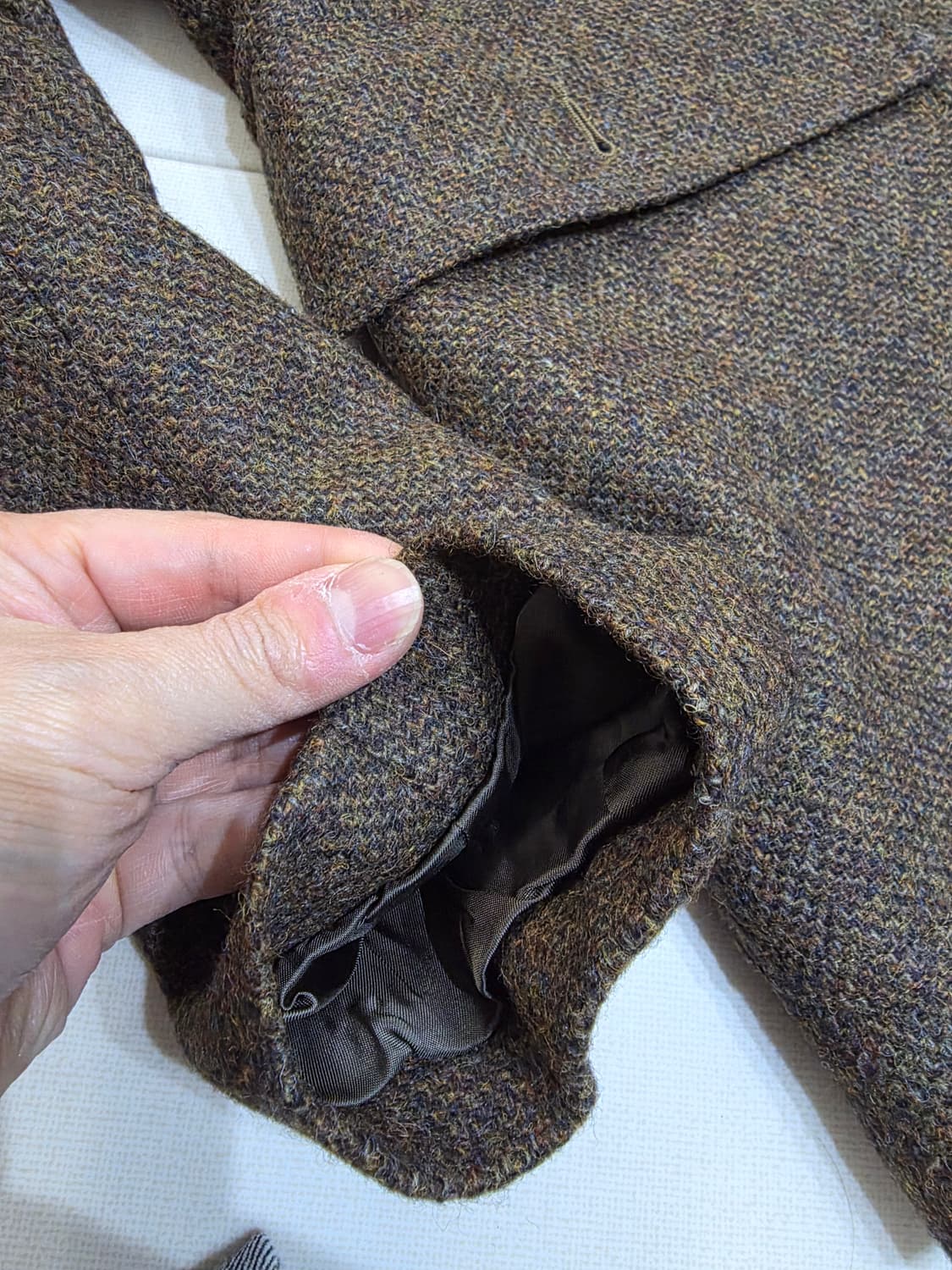 RRL unconstructed 울 스포츠 자켓 판매나 교환 상품이미지4