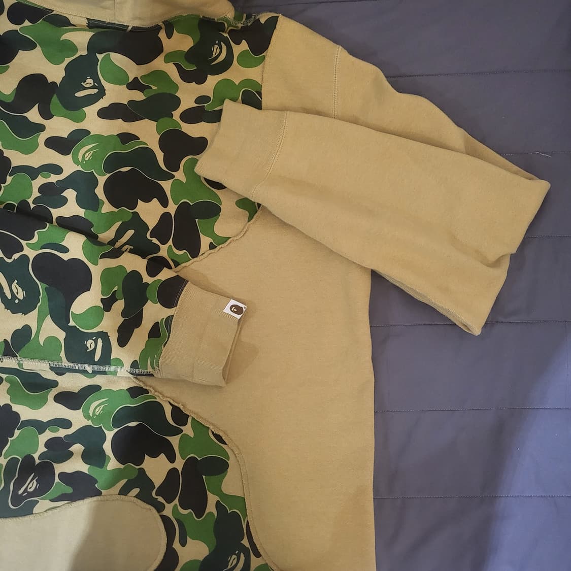 BAPE 베이프 ABC 카모 패치워크 풀집업 후드집업 상품이미지5