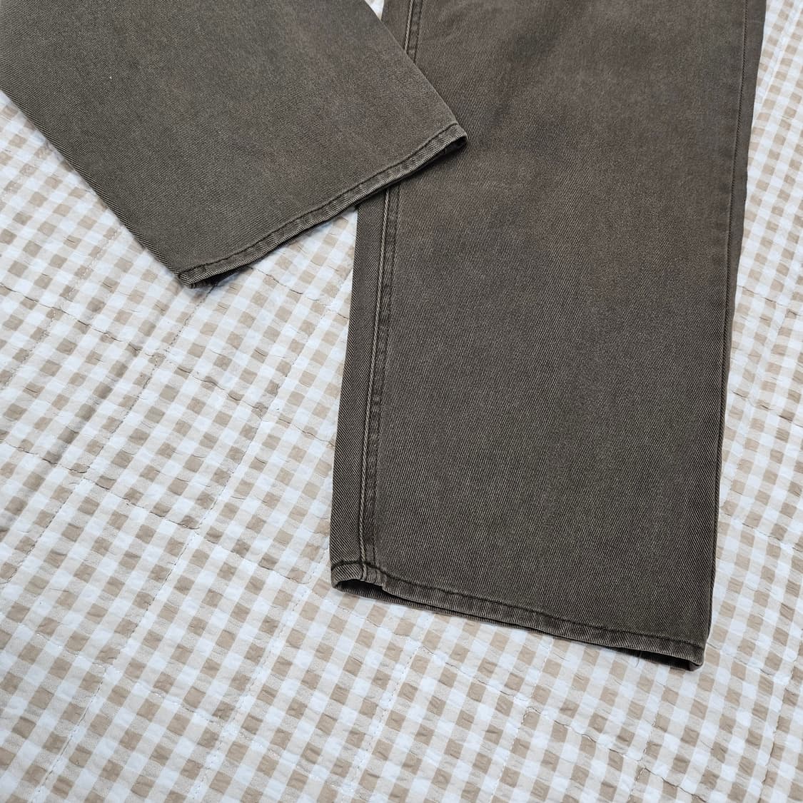 오베이 와이드 면바지 남자32 상품이미지6