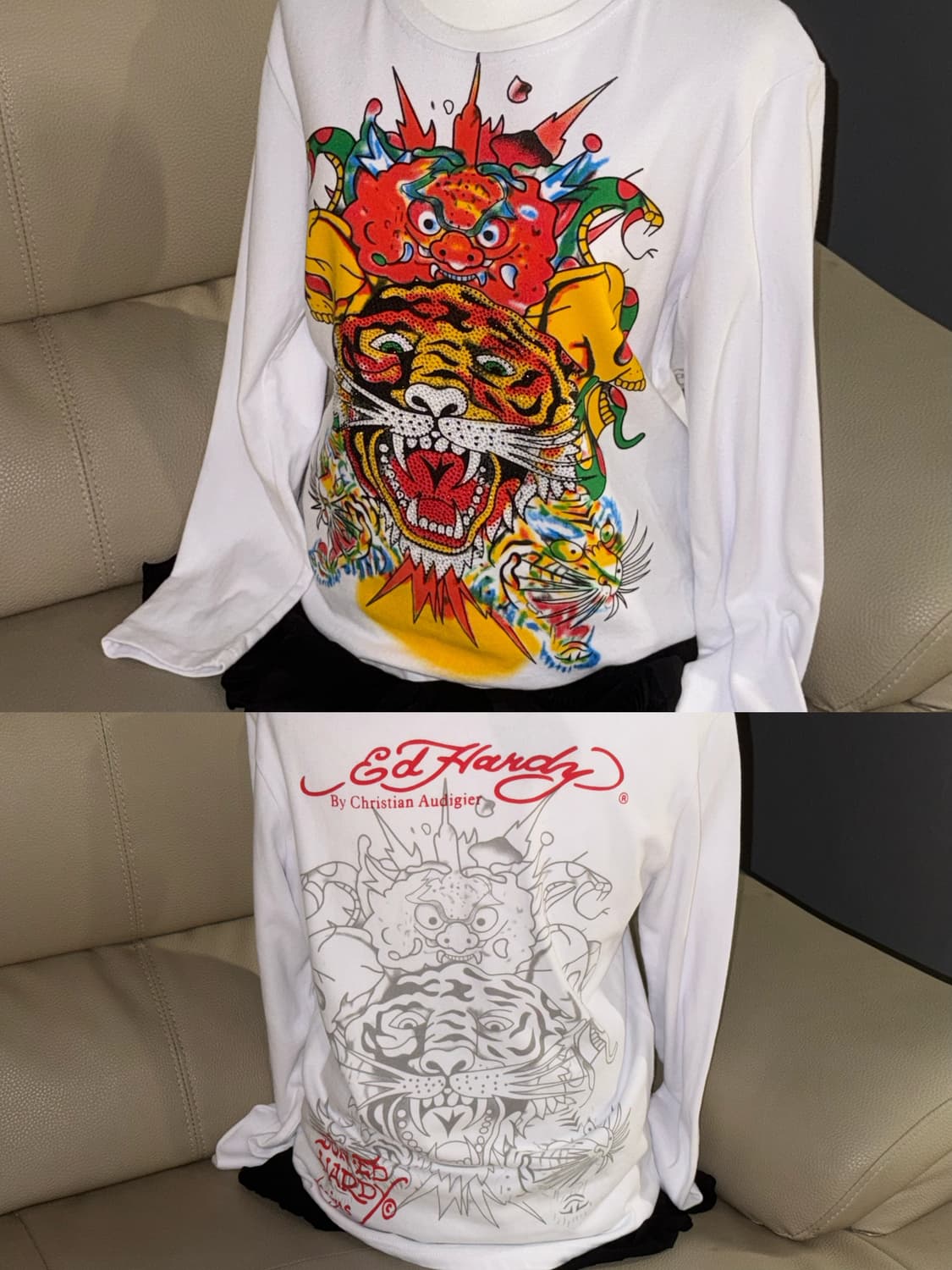 ed hardy printing long sleeve 상품이미지1