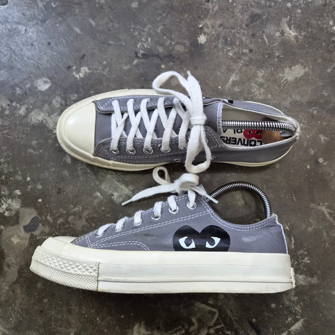 240) 꼼디가르송 x 컨버스 척테일러 스니커즈 운동화 신발 상품이미지3