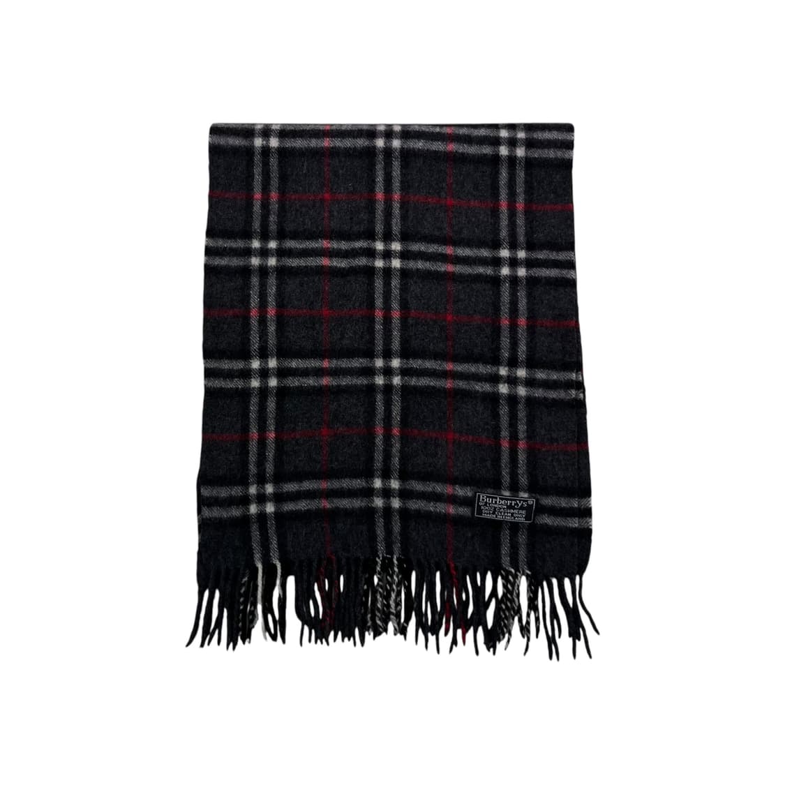 버버리 노바체크 차콜 캐시미어 머플러 상품이미지2