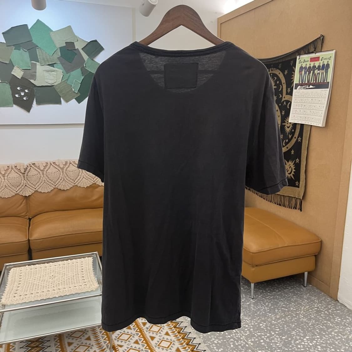 트루릴리전 빈티지 레트로 스트릿 아플리케 반팔티 XL C10784 상품이미지4