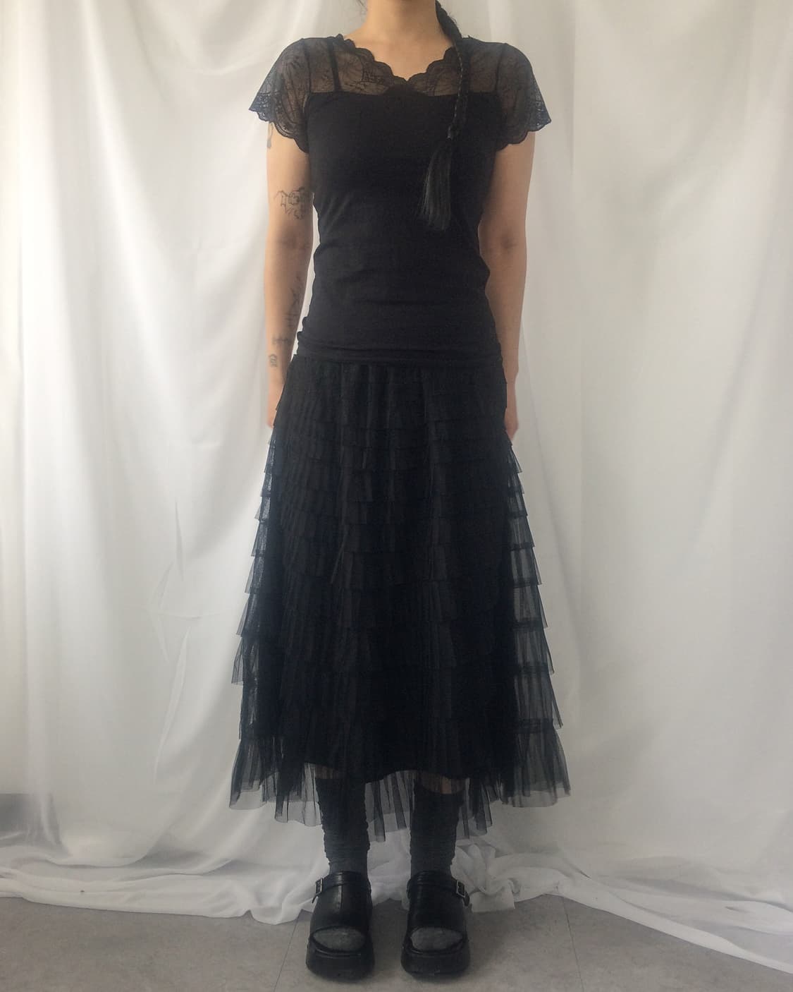 Sha layer long skirt 상품이미지4
