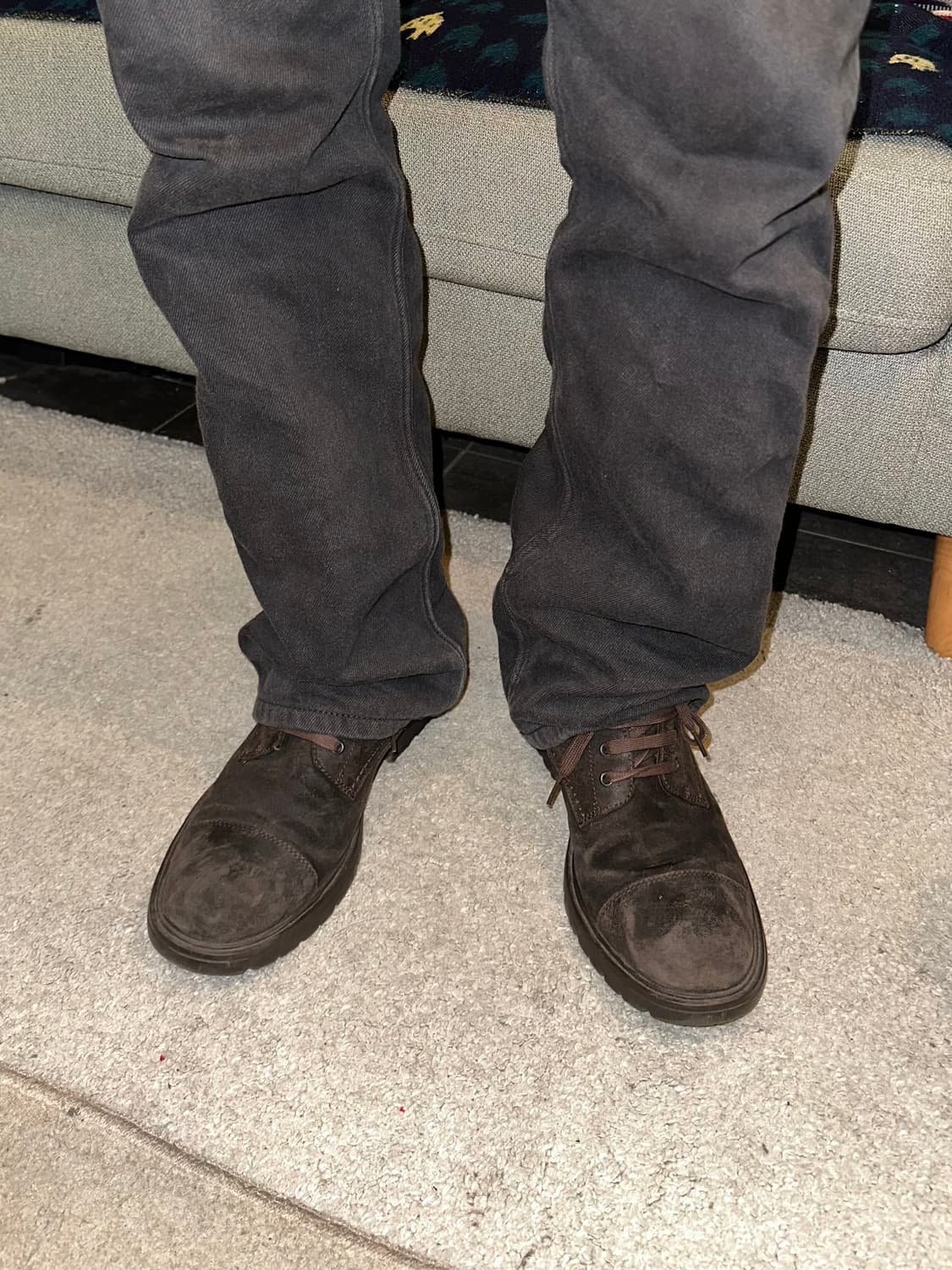 Camper suede aged lace hook coated boots 상품이미지4