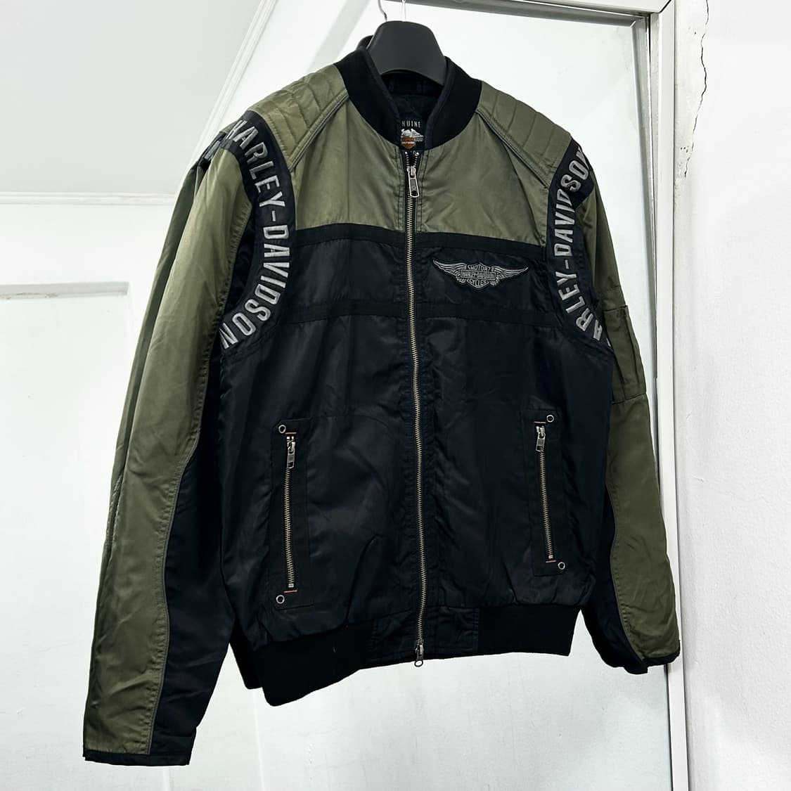 할리데이비슨 투웨이 나일론 바이커 자켓 상품이미지4