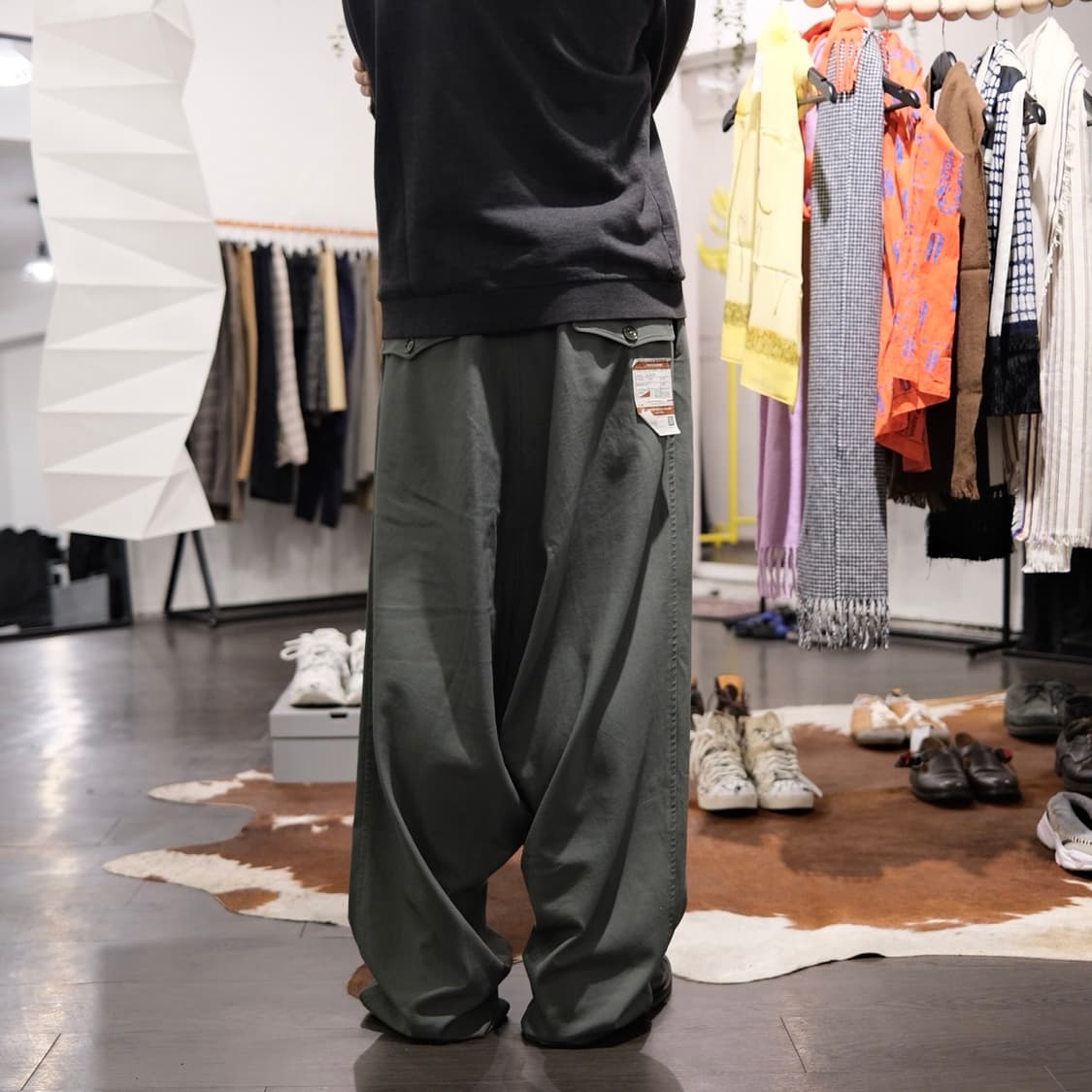 메종 미하라 야스히로 오버사이즈 사루엘 팬츠 상품이미지5