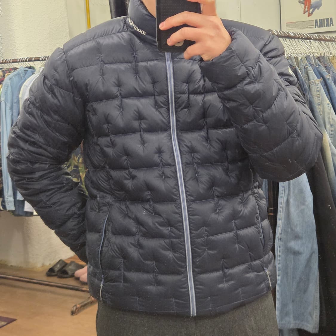 몽벨 경량패딩 xl 플라즈마 스타일 상품이미지5