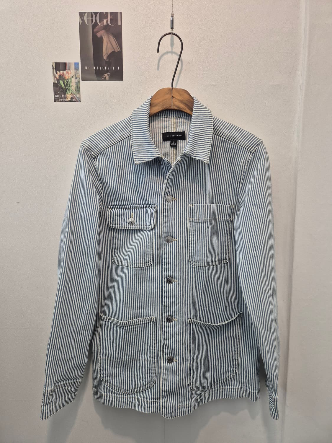 Free Assembly 스트라이프 패턴 자켓  M
 상품이미지1