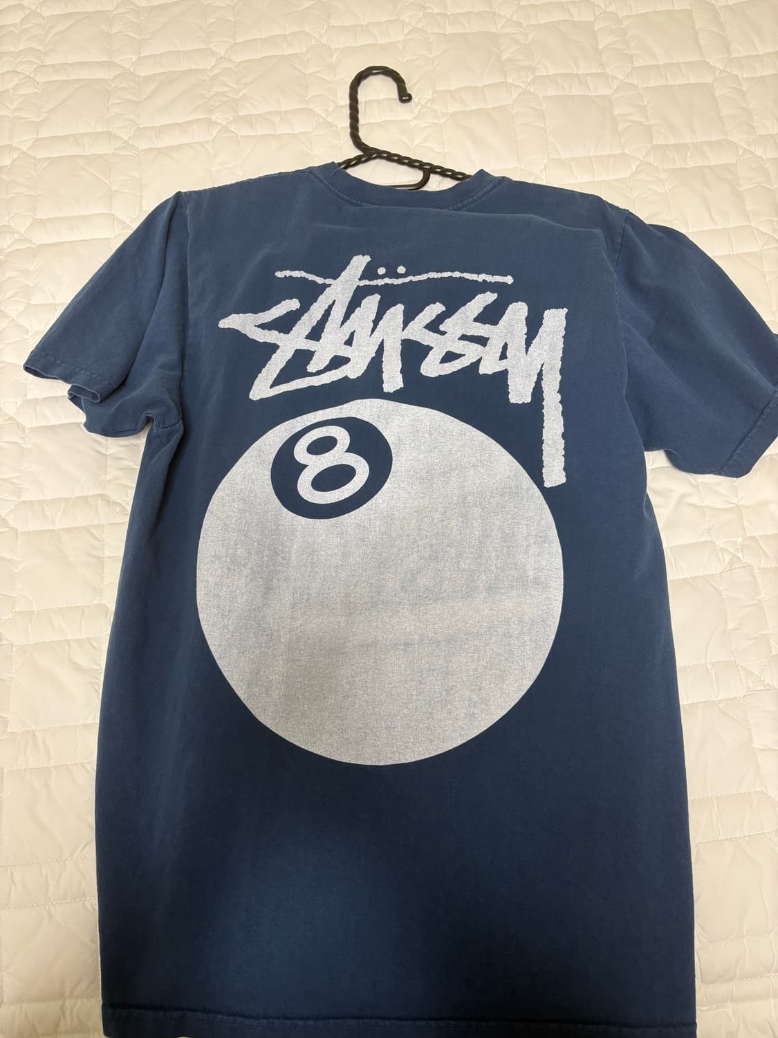 Stussy 8 Ball Pigment Dyed T-Shirt Navy 상품이미지2