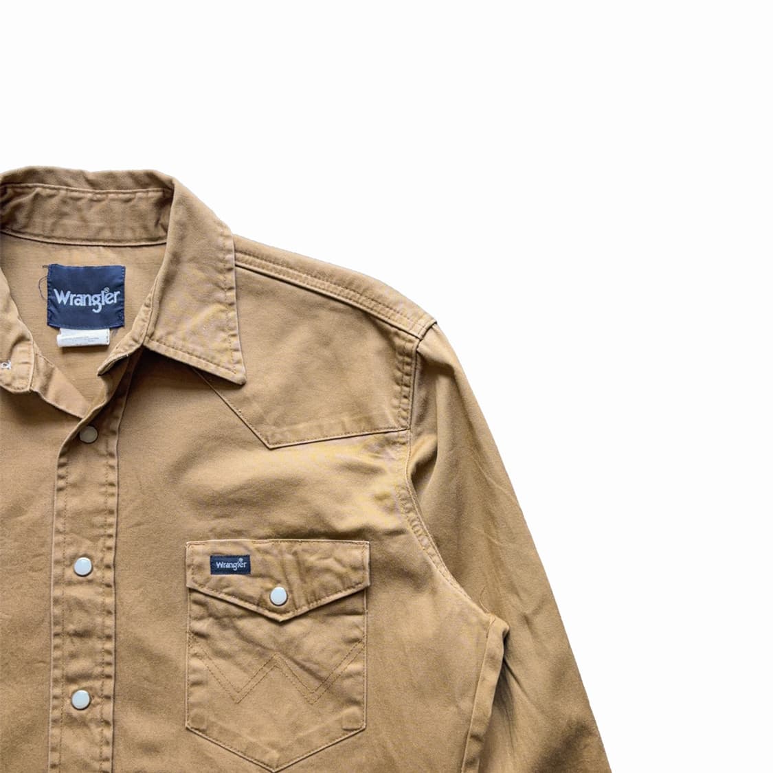 랭글러 Wrangler 솔리드 브라운 웨스턴 셔츠 상품이미지4