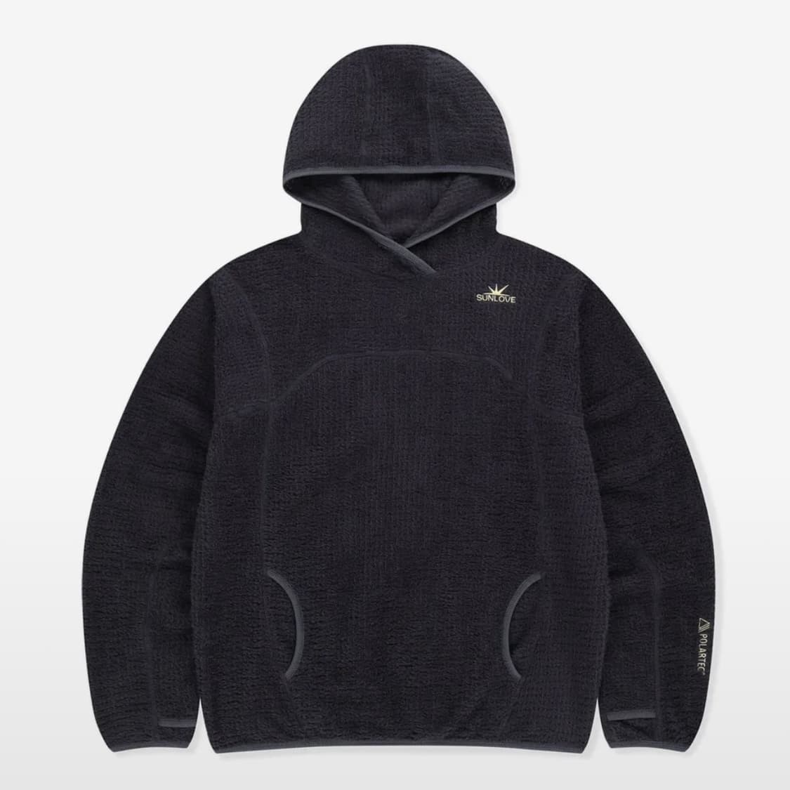 [XL] 썬러브 폴라텍 알파 후디 차콜 상품이미지1