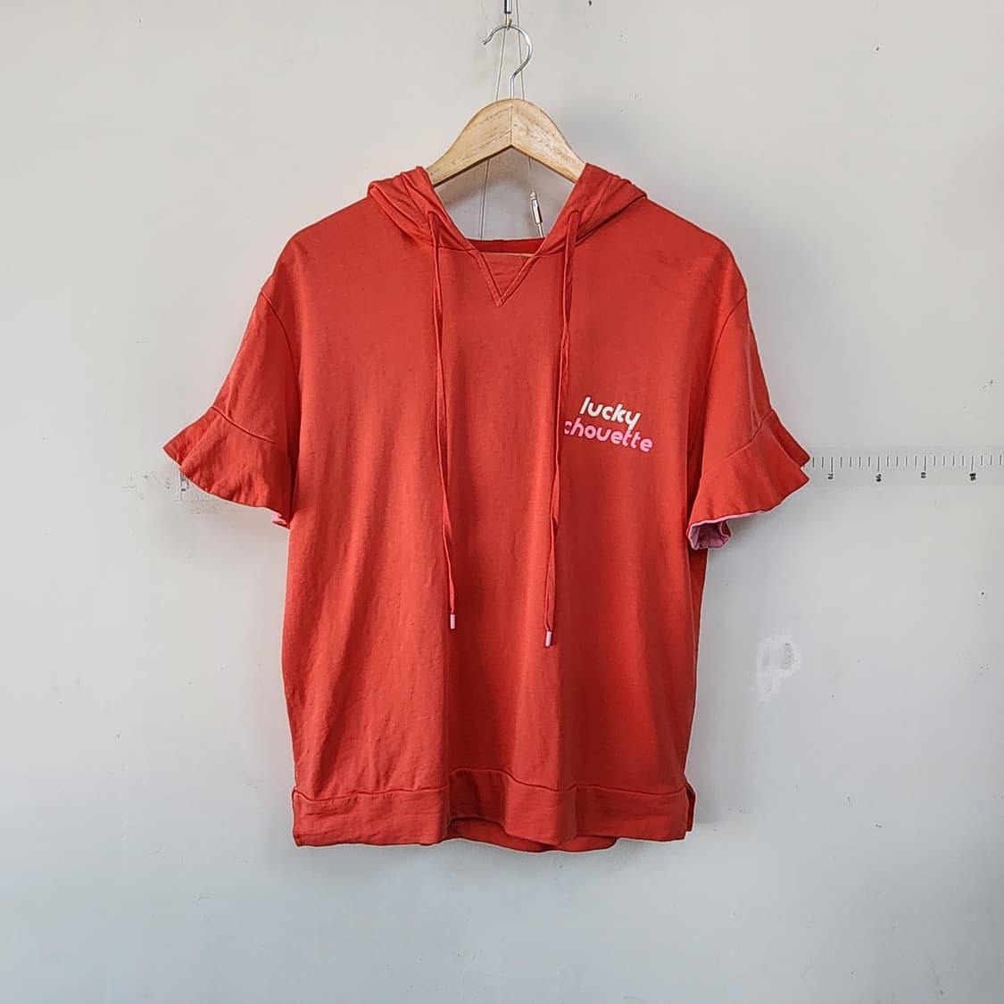 럭키슈에뜨 반팔 후드티 상품이미지1