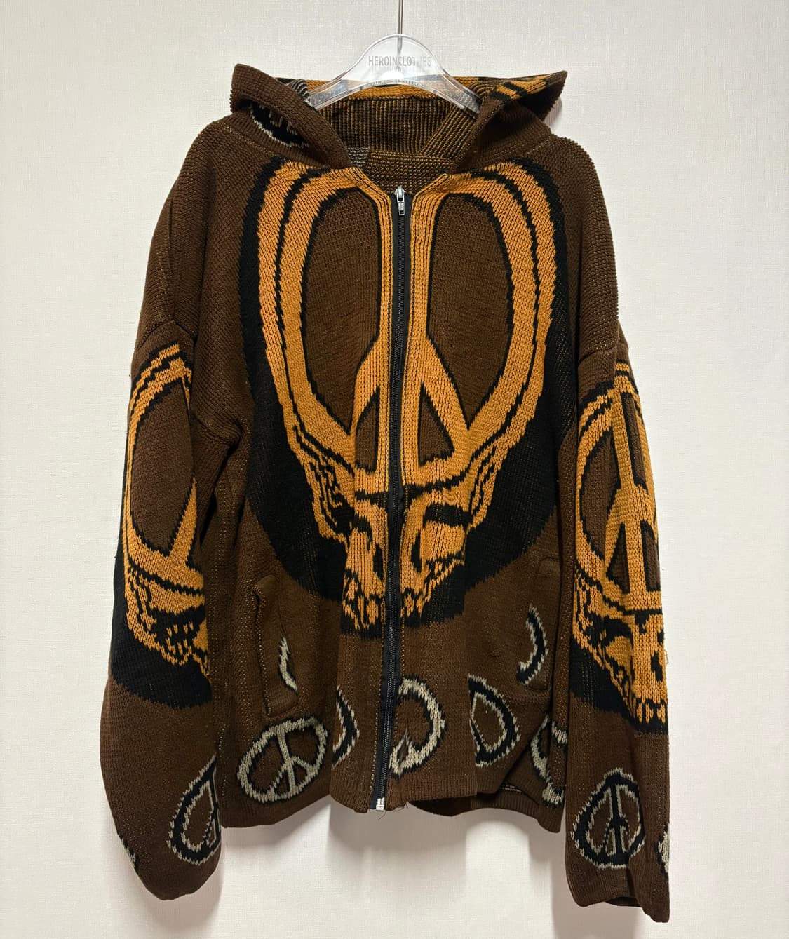 [F] 90's 그레이트풀 데드 니트 후드 집업 상품이미지1