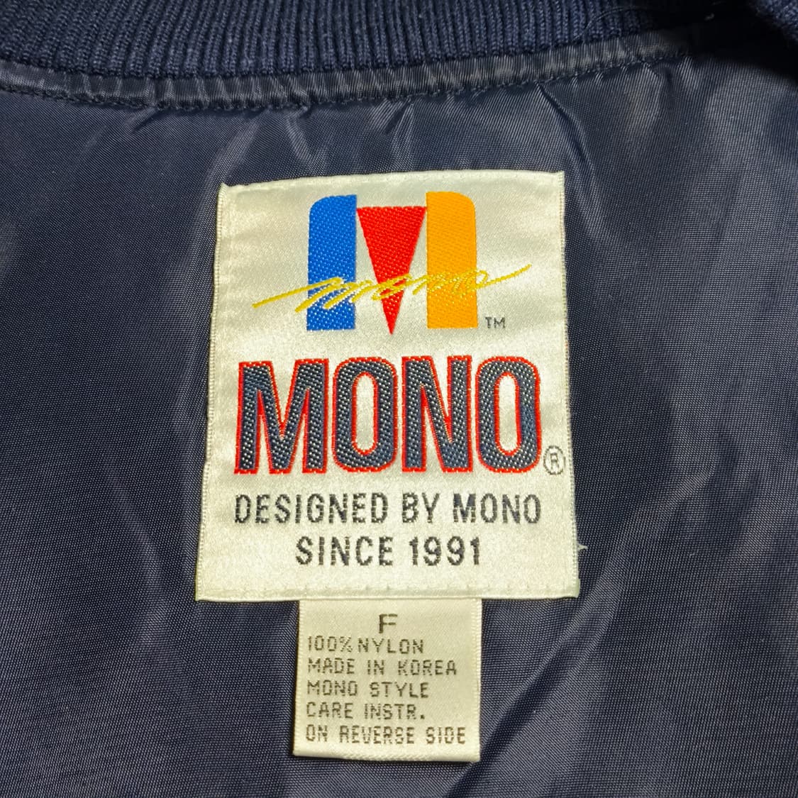 [XL] 90s MONO 자수 패치 봄버자켓 상품이미지7