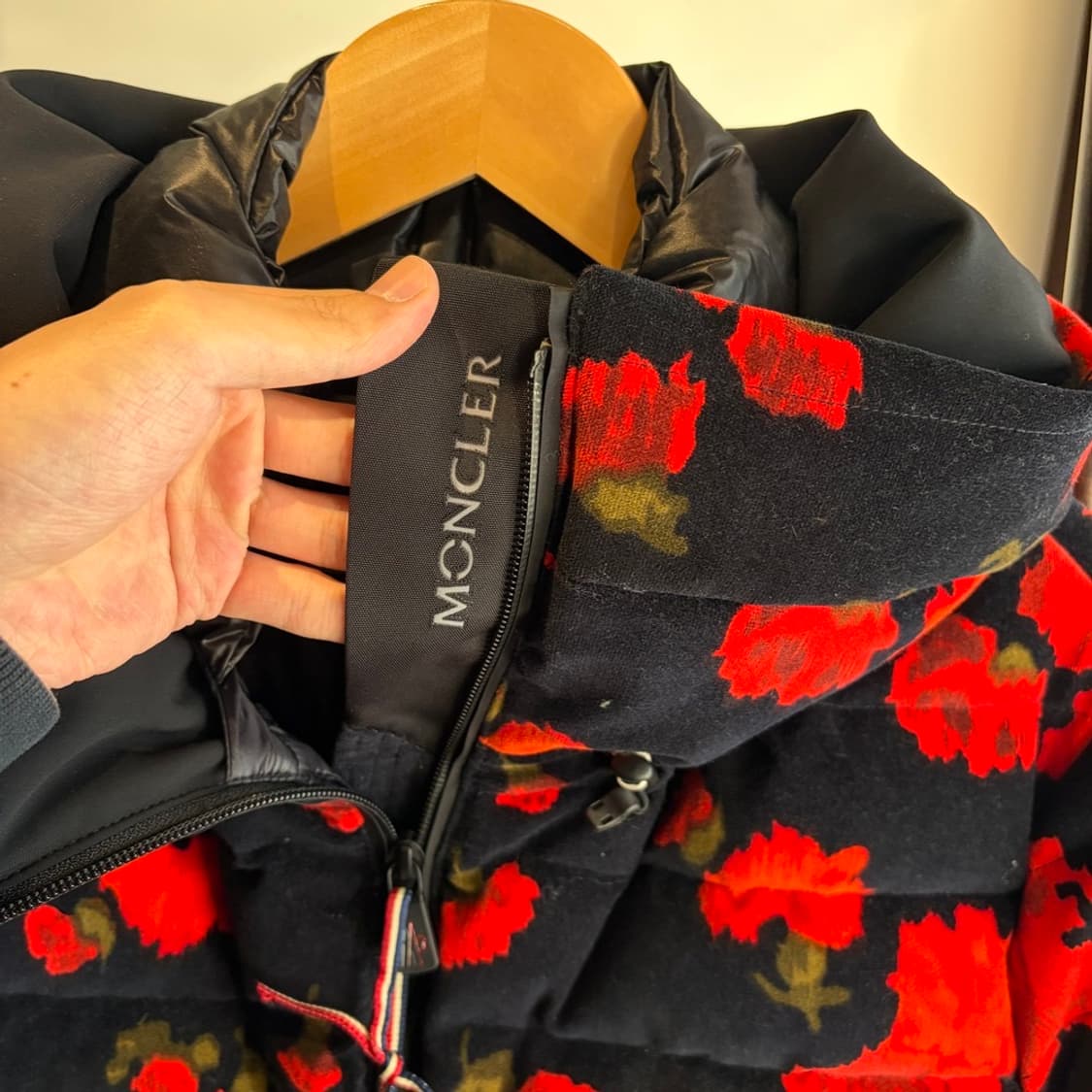15454 - 몽클레어 플로랄 구스 다운 패딩 상품이미지5
