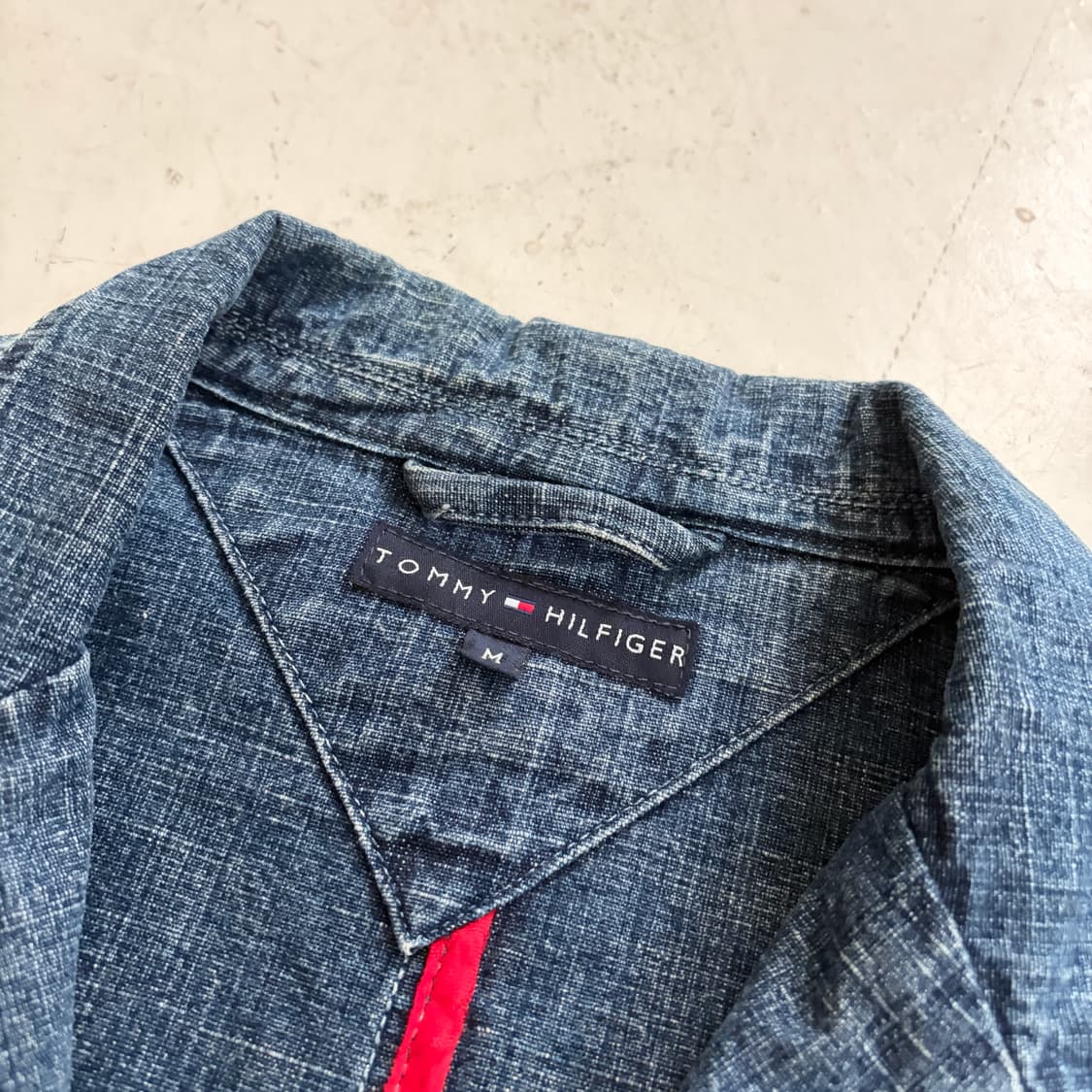타미힐피거 빈티지 3B 데님자켓 M 상품이미지5