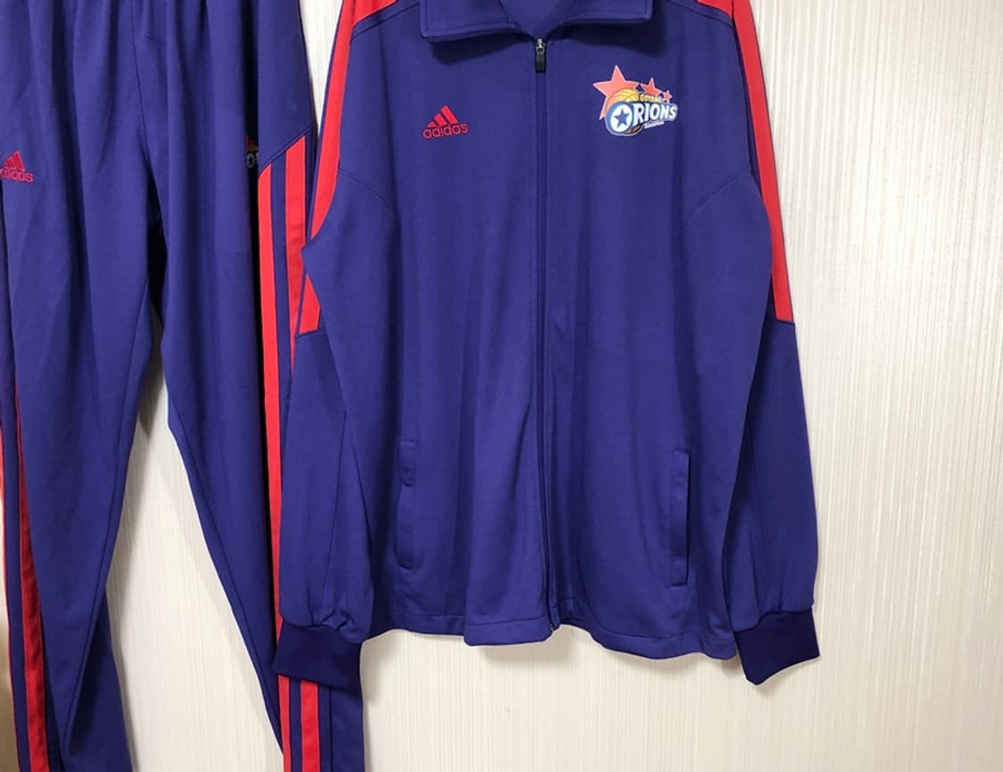 KBL 아디다스 고양오리온스 선수지급 트레이닝자켓/팬츠세트 115 상품이미지4