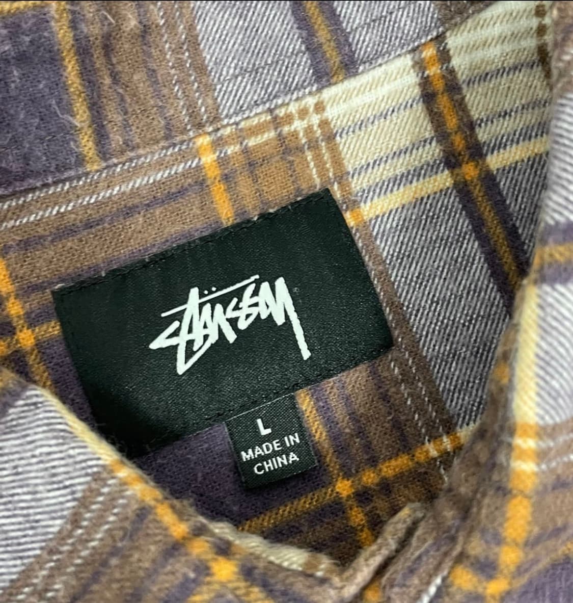 스투시 아담 피아드 체크패턴 셔츠 상품이미지5