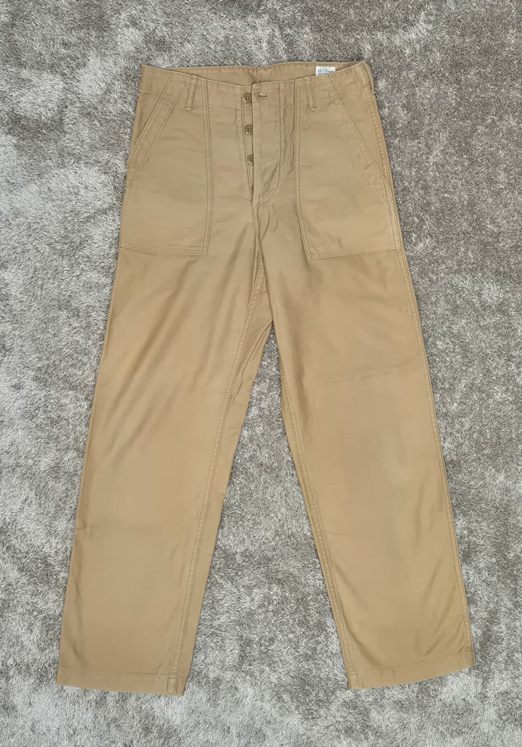 오어슬로우 퍼티그팬츠 카키 레귤러핏 상품이미지1