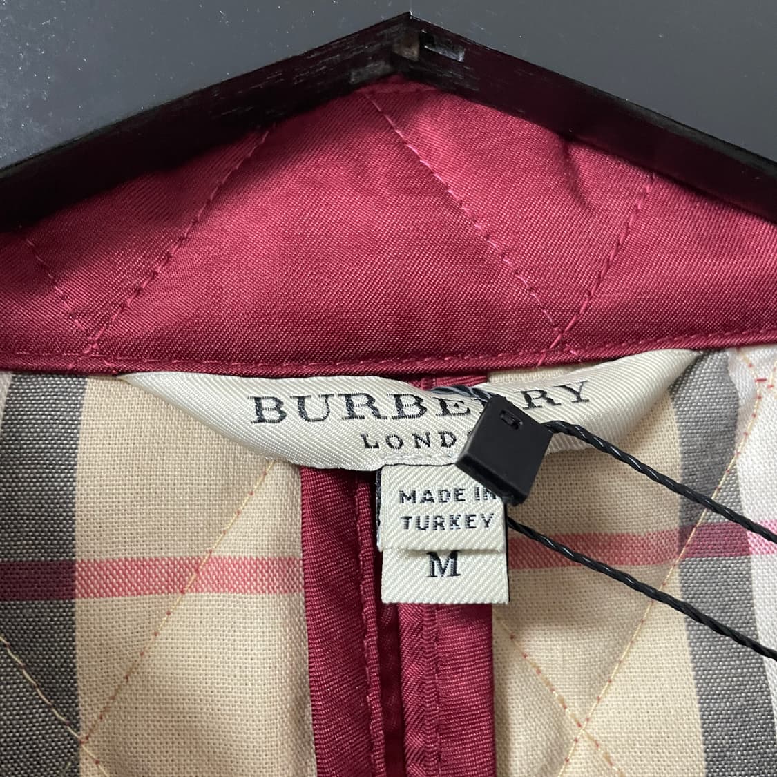 버버리 퀄팅 자켓 레드 M(W) 상품이미지5