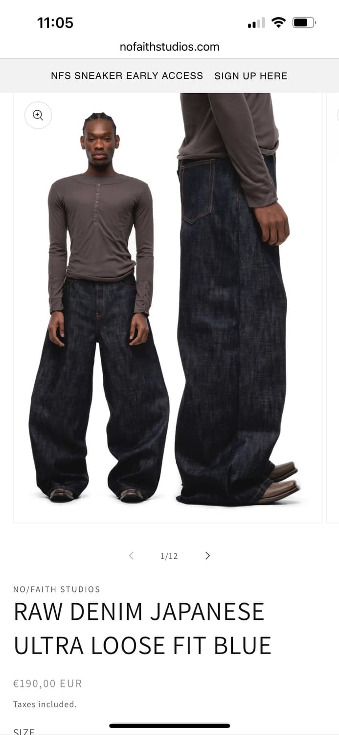 Nofaiths Studios RAW DENIM JAPANESE ULT 상품이미지2