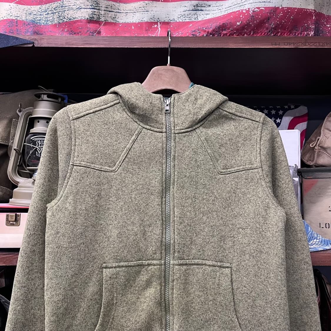 파타고니아 퀼팅 라이닝 플리스 후디 집업 자켓 상품이미지3