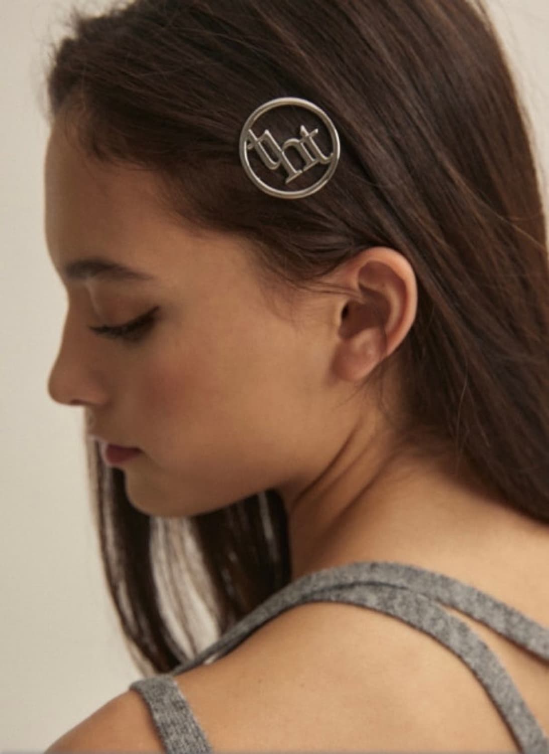 쓰리타임즈 로고 헤어핀 상품이미지2