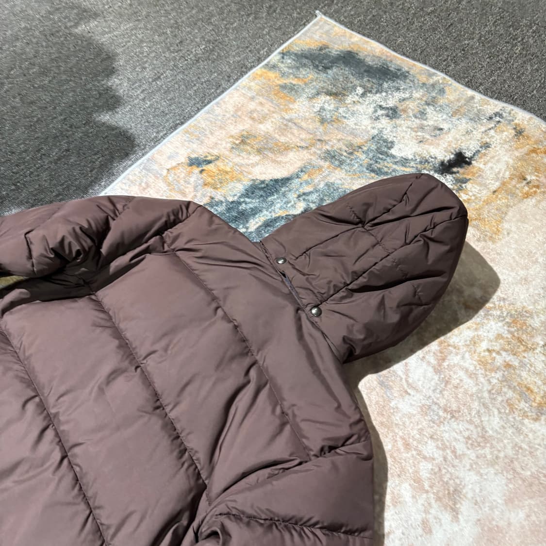 폴로 빈티지 브라운 후드패딩자켓 상품이미지9