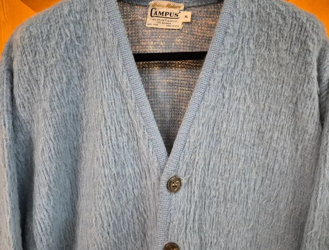 Campus 60s Made in USA Mohair Cardigan 상품이미지3