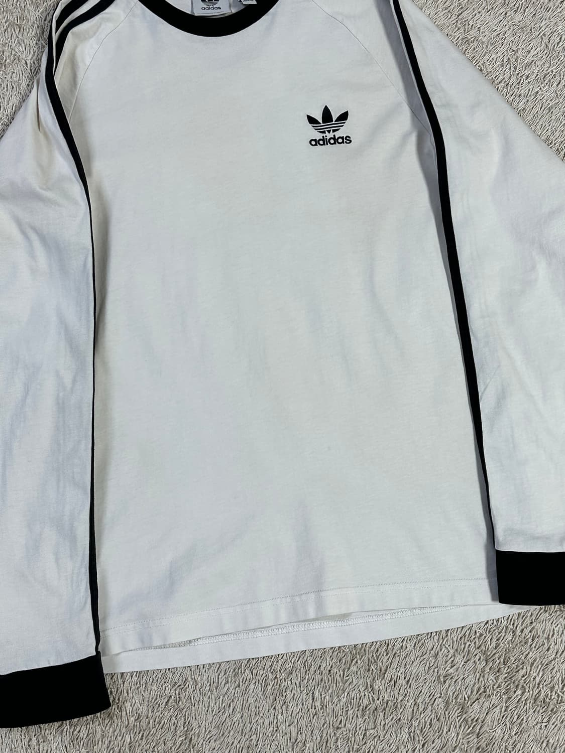 아디다스 ADIDAS 파이어버드 스포티 사이드라인 롱슬리브 화이트 상품이미지4