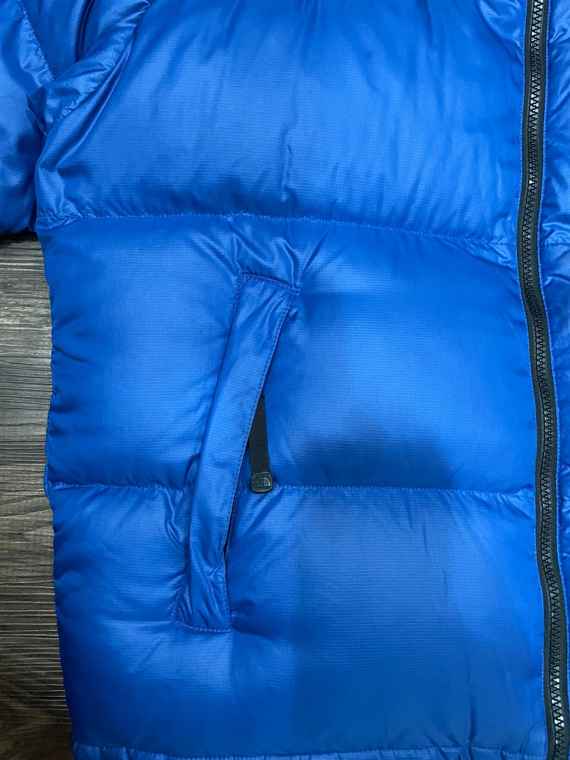 노스페이스 700 눕시 구스다운 푸퍼 패딩 블루 상품이미지4