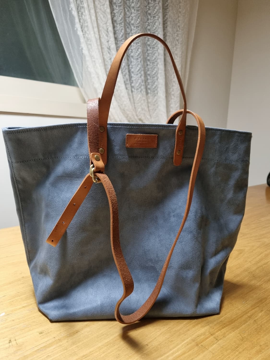 스웨이드 도트겸 숄더백 상품이미지2