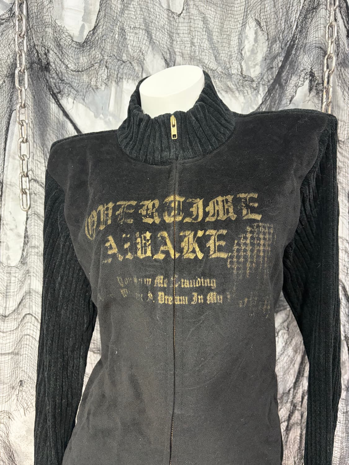 00's distorted  Velvet knit jersey 상품이미지5