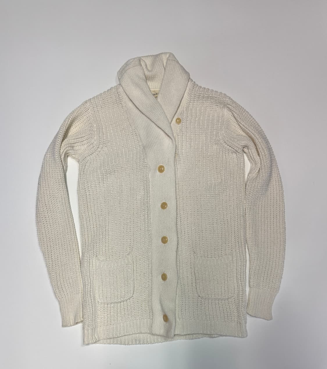 여성 데님 앤 서플라이 랄프로렌 화이트 숄카라 가디건 상품이미지1