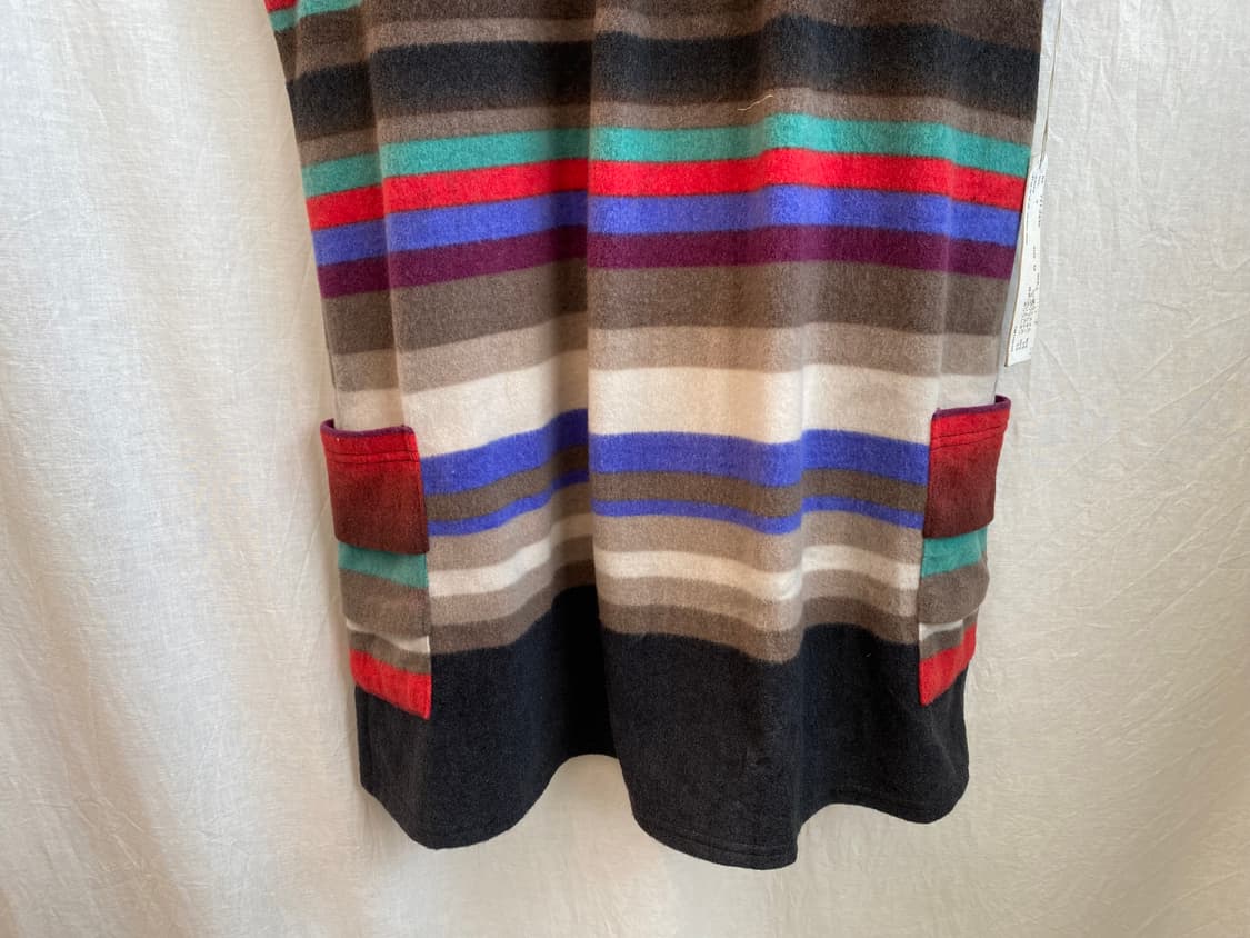 빈티지 스트라이프 반팔탑(M/미사용품) 상품이미지5