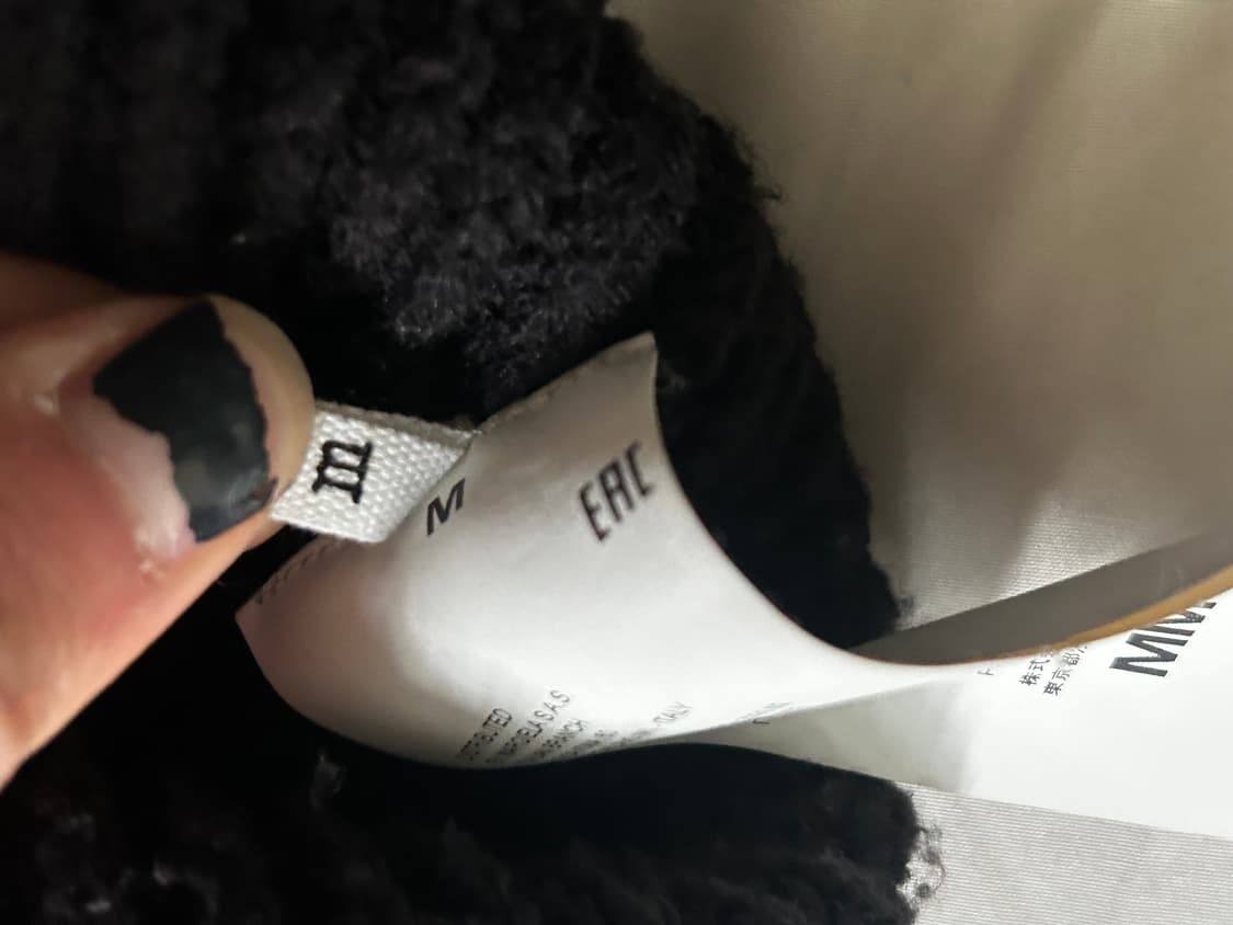 MM6 리버시블 하이넥 니트 집업 M 상품이미지4