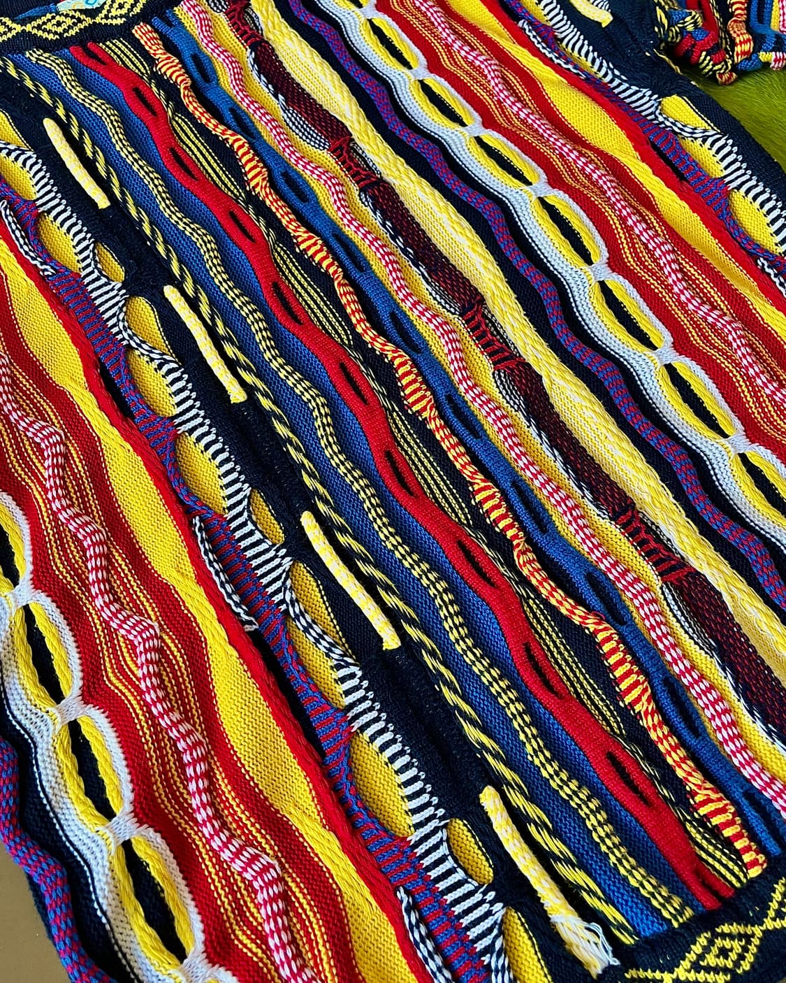 90s COOGI 3D Cable Pattern Knit Sweater 상품이미지8