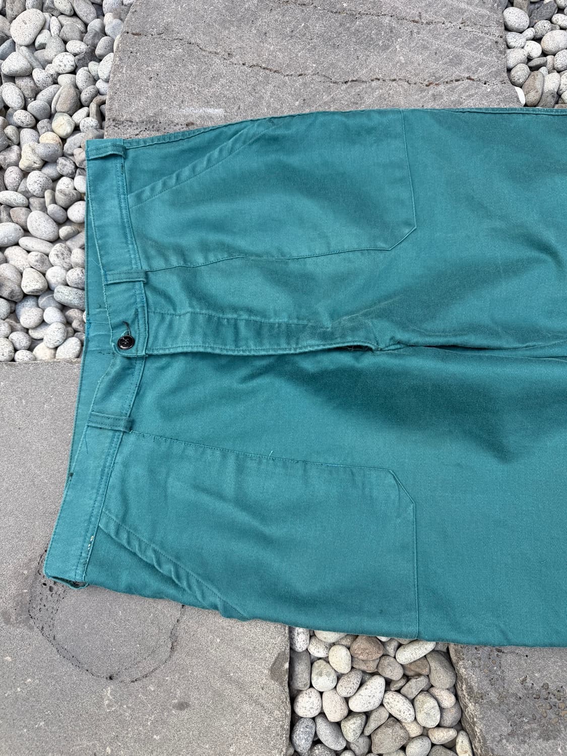 1980s FRENCH GREEN MOLESKIN 프렌치몰스킨워크팬츠 상품이미지7