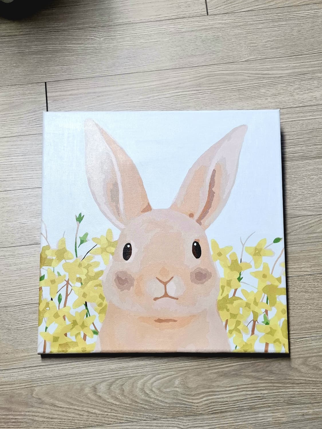 토끼 그림 캔버스 액자 상품이미지1