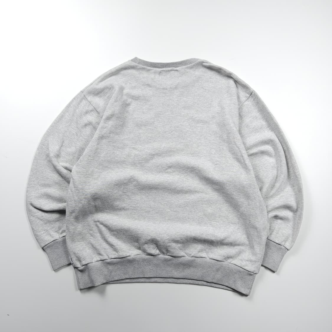 더블탭스 빅로고 멜란지 박시핏 크루넥 맨투맨 (XL) 상품이미지2